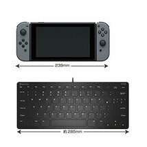 【Nintendo Switch対応】コンパクトキーボード for Nintendo Switch_画像4