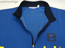 Brunswick [XLサイズ] ドライハーフジップシャツ 廃番[ネイビーxブラックxイエロー] ボウリングシャツ ブランズウィック サンブリッジ_画像4