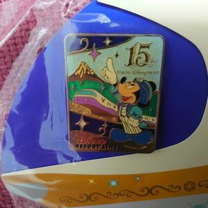 【非売品】ディズニーリゾートライン開通 15周年記念ピンバッジ (東京ディズニーリゾート)