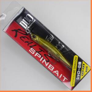 未使用 bデュオ レアリス スピンベイト 80 シャロー 若鮎 REALIS SPINBAIT shallow DUO