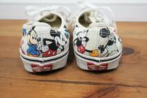 VANS x Disney 歴代ミッキーのマルチプリント Authentic 26cm_画像7