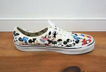 VANS x Disney 歴代ミッキーのマルチプリント Authentic 26cm_画像4