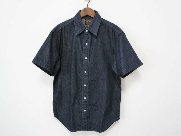 MR.OLIVE SHORT SLEEVE CROSSYOKE WORK SHIRT M