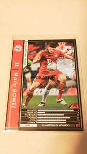 ☆WCCF2011-2012☆11-12☆126☆黒☆マリオ・ゴメス☆FCバイエルン・ミュンヘン☆Mario Gomez☆FC Bayern Munchen☆