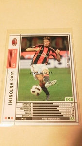 ☆WCCF2010-2011☆10-11☆178☆白☆ルカ・アントニーニ☆A.C.ミラン☆Luca Antonini☆A.C. Milan☆