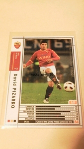 ☆WCCF2010-2011☆10-11☆203☆白☆ダビド・ピサロ☆ASローマ☆David Pizarro☆AS Roma☆