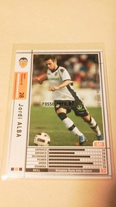 ☆WCCF2010-2011☆10-11☆327☆白☆ジョルディ・アルバ☆バレンシア☆Jordi Alba☆Valencia CF☆