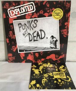 美品 UK盤 LP+7インチ / THE EXPLOiTED - PUNKS NOT DEAD (DOJO LP 106) / Punk Hardcore Rock /