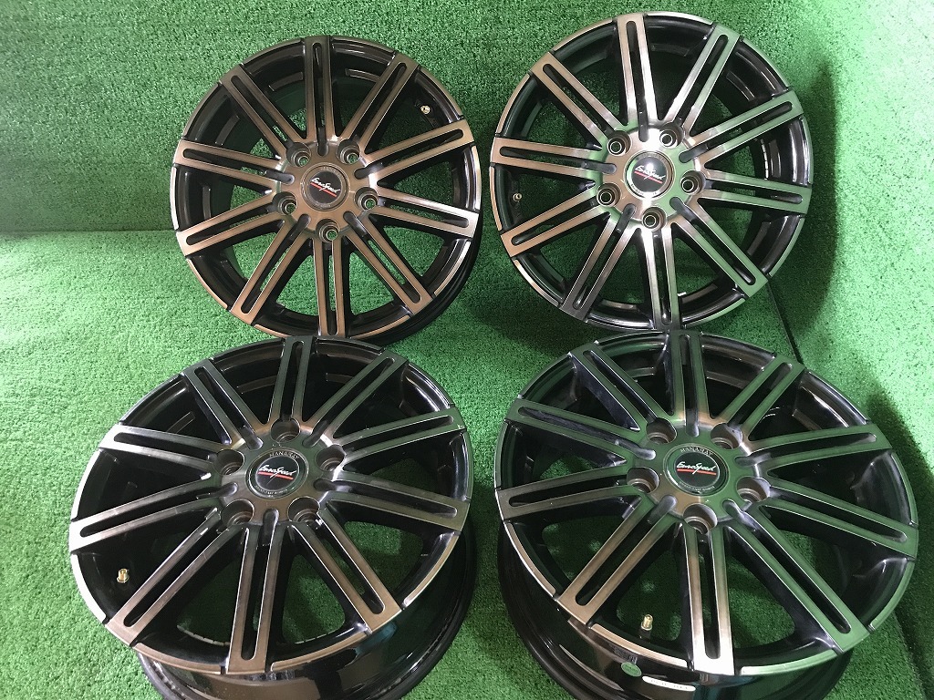 ☆マナレイ スポーツ ユーロ テック 16インチ アルミ 6.5J +53 5穴