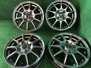 A-TECH SCHNEDER 13インチアルミホイール 13x4j+42 PCD100 4穴 a-2862 A0-4-TK