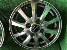 MANARAY SPORT Eurotech マナレイ ユーロテック 13インチアルミホイール 13x4j+43 PCD100 4穴 a-2873 B0-3-TK_画像3