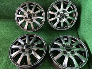 MANARAY SPORT Eurotech マナレイ ユーロテック 13インチアルミホイール 13x4j+43 PCD100 4穴 a-2873 B0-3-TK