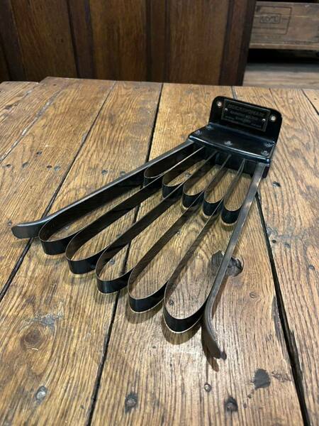 【vintage】トラウザーズハンガー hanger ラック 鉄製 店舗什器 antique 古道具 アンティーク ヴィンテージ US 古着 雑貨 ハンガー 30s 40s