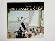 [送料無料］Chet Baker & Crew | LP | PACIFIC JAZZ 1224 | 1991 | JAPAN リイシュー | チェット・ベイカー＆クルー _画像1