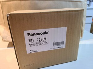 WTF7776W 簡易耐火用プレート　6個用　　3+1+2　コスモシリーズ　　ラウンドタイプ　　新品　未開封　　パナソニック　　20枚入り