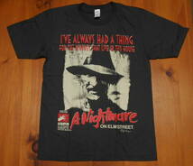 新品【A Nightmare On Elm Street】エルム街の悪夢 Vintage Style プリント Tシャツ L // フレディ 映画 MovieTシャツ_画像1