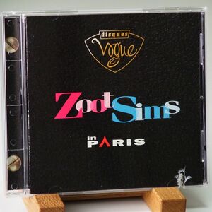 【輸入盤 VOGUE原盤】ズート・シムズ　ZOOT SIMS　IN PARIS　カット盤