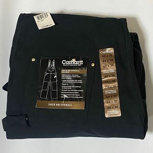 h28 Dead Stock Carhartt DUCK BIB OVERALL Black カーハート ダック オーバーオール ブラック ダブルニー デッドストック 黒