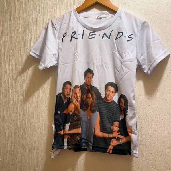 新品★ホワイト★FRIENDS★フレンズ★総キャスト★Tシャツ★ユニセックス★M