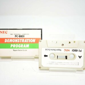 NEC PC-8801 DEMONSTRATION PROGRAM カセットテープ版 [デモンストレーション プログラム]の画像2