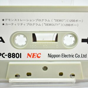 NEC PC-8801 DEMONSTRATION PROGRAM カセットテープ版 [デモンストレーション プログラム]の画像6