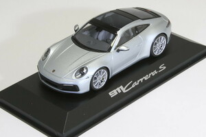 ミニチャンプス ポルシェ特注 1/43 ポルシェ 911 992 カレラ S 2019 シルバーメタリック Porsche Carrera S WAP0201700K