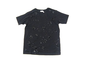 P.A.R.O.S.H. パロッシュ 星型スパンコール装飾のTシャツ カットソー Hand Embroidered 手刺繍