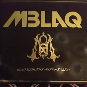 MBLAQ/BLAQ MEMORIES BEST in KOREA