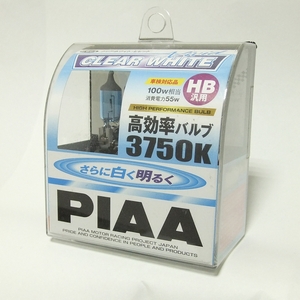 特価!★PIAA クリアホワイト・ビビッド【HB4/HB3共用】H-694◆3750K 100W相当の見やすいホワイト光 ※車検対応品◆送料=全国一律300円～★