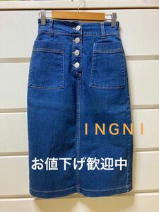 イング　ＩＮＧＮＩ　デニムスカート　Mサイズ