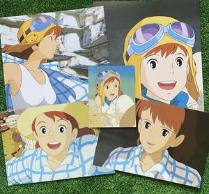  Ghibli .. свинья Miyazaki . расположение порез вытащенный fio5 шт. комплект иллюстрации открытка постер цифровая картинка STUDIO GHIBLI A