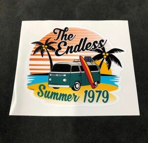 フォルクスワーゲン THE ENDLESS SUMMER 79 ステッカー 終わらない夏 1979 デカール Volkswagen VW ワーゲンバス T2 KOMBI (1d