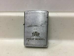 Zippo　ジッポー　PHILIP MORRIS　フィリップモリス　1987年製　ヴィンテージ　煙草　　　T213　　　　KJ1