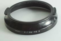 350『送料無料 並品』MINOLTA A 24-50／4 AF24-50mm F4用 AF24-50mm F4 NEW 用 ミノルタ レンズフード_画像1