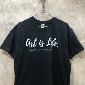 USA古着 ART IS LIFE アートイズライフ Tシャツ 半袖ティー