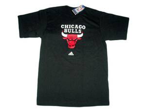 シカゴブルズchicago bullsアディダス TシャツsizeL adidas黒