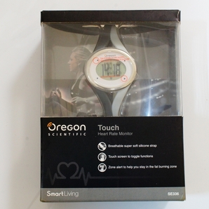 D79●箱付 未使用デッドストック Oregon SCIENTIFIC SE336 Touch Trainer Heart Rate Monitor 腕時計 スポーツ心拍計 デジタル クォーツの画像2