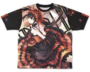 デート・アライブ 原作版 時崎狂三 両面フルグラフィックtシャツ ver.2 二次元コスパアニメ tシャツ Msize