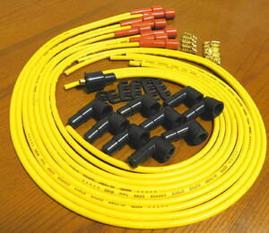  accelerator ACCEL plug cord new goods 4 cylinder for yellow color yellow all-purpose original work type 7mm plug wire silicon code Sanitora L4L type A12A14 engine 