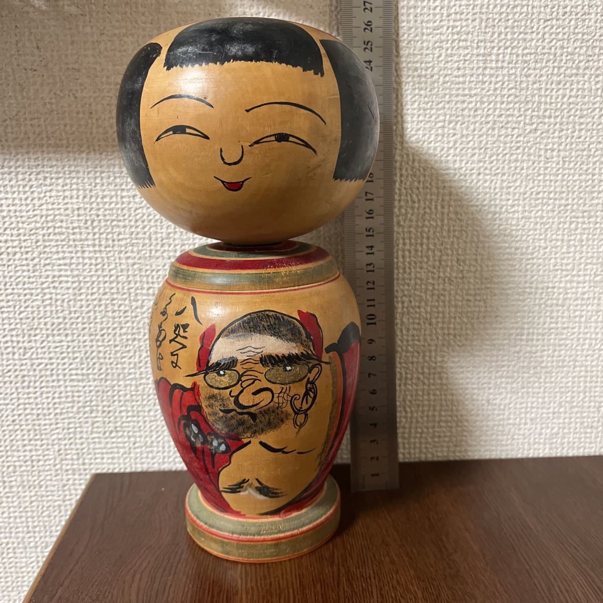 オータムセール 郷土玩具 秋田 伝統こけし木地山系 25cm 作者:小椋
