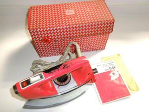  Showa era | Junk Toshiba steam iron HIS-64F * postage please charge 