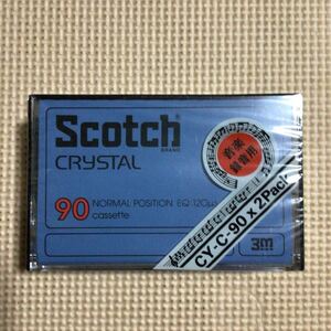 SCOTCH【住友スリーエム株式会社】CRYSTAL CY-C-90 2PACK ノーマルポジション　カセットテープ2本セット【未開封新品】★