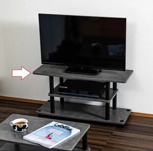  television stand width 32 type correspondence storage shelves construction simple tool un- necessary TV32EB