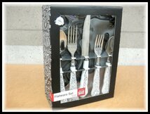 54251T 未使用 Disny ディズニー 美女と野獣 20pc カトラリーセット Flatware Set Beauty and the BEAST 4人分 5本×4セット_画像1