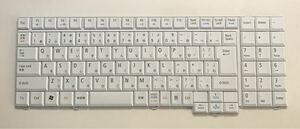 *NEC LL650/W etc. for MP-09H70J06698C(PK130E11C00) Japanese keyboard white 