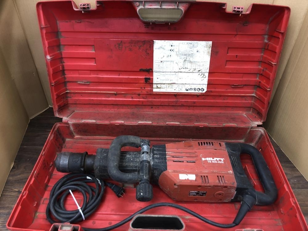 ヒルティ HILTI 電動ハンマー TE905 コンクリート 割れた 新作モデル