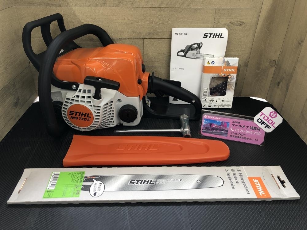 STIHL チェンソー MS170C-E ガイドバー30cm 工具 | endageism.com