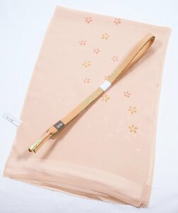 【福袋】訪問着用帯締め・帯揚げセット★正絹★サーモン　S10137【新品】