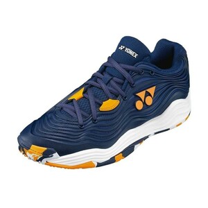 [SHTF5MGC (702) 25.0] YONEX (YONEX) Теннисная обувь мощность подушка Fusion Lev 5 Men GC Navy/Orange New неиспользованный