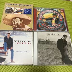 入手困難ライブ盤 Pure Prairie League ／ 未開封 JUST FLY他、未開封 LIVE IN AMERICA(Vince gill初ライブ)、中古VINCE GILL 代表作2CD